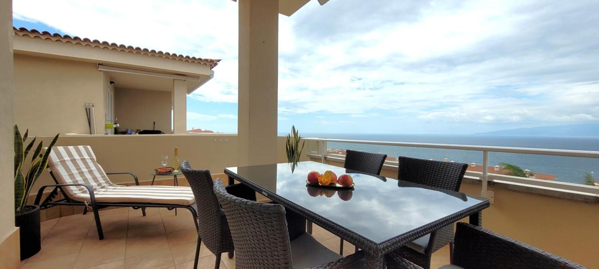 Luna - Ac, 2 Pools, Panoramic Ocean, Private Garage, Fibre Net Puerto de Santiago  Eksteriør billede